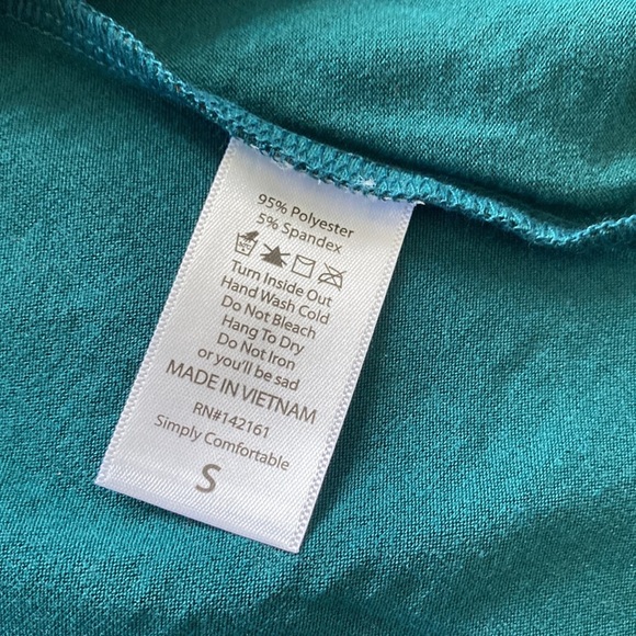 LuLaRoe Elegant Forest Green and Rose Gold Carly Dress - Picture 7 of 11